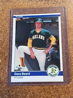 1984 Fleer Baseball # 438 Dave Beard - Image 1 of 2