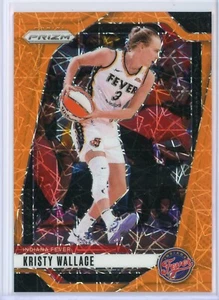 2024 Panini Prizm WNBA Orange Velocity 133 Kristy Wallace Indiana Fever - Picture 1 of 2