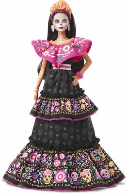 Barbie 2021 Female Dia De Los Muertos Day of The Dead Doll Mattel - IN HAND - Image 1 of 4
