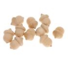 30pcs Unfinished Acorns For Crafting And Painting, Made Of Wood
