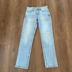 Abercrombie & Fitch Straight Stretch Jeans Light Wash Denim Men's Size 29x32 - Picture 1 of 7