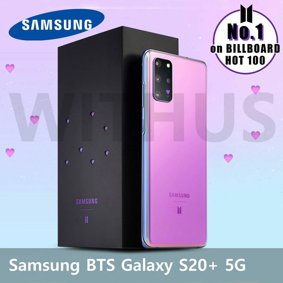 SAMSUNG Galaxy S20 Plus+ BTS Limited Edition Factory Unlocked 5G 256GB SM-G986= - Image 1 of 3