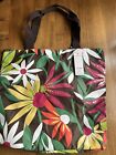 Women's OLLIE & NIC sequinned floral print large tote/shopper beach bag + purse