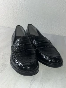 Marc Fisher LTD Womens Halli Patent Leather Penny Loafers - Picture 1 of 9