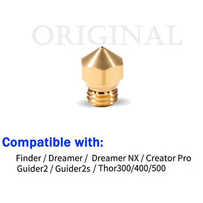 FLASHFORGE 3D Printer Nozzle 0.4mm for Finder Dreamer / NX Creator Pro - Image 1 of 4