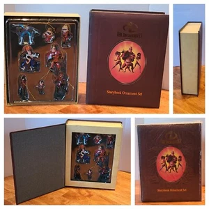 ¡Nuevo! Disney Pixar Los Increíbles Libro de Cuentos Conjunto de Adornos de Navidad con Caja de Exhibición - Imagen 1 de 12