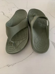 Aetrex Lynco Men’s Green Flip Flops Thongs Size US 13 Preowned Sandals Men’s - Bild 1 von 21