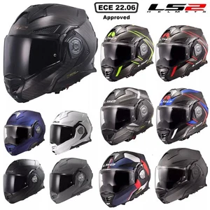 LS2 FF901 ADVANT X MODULAR FLIP FRONT FULL FACE MOTORCYCLE BIKE DVS CRASH HELMET - Picture 1 of 82