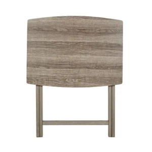 Mainstays Folding XL Oversized Tray Table, Rustic Gray, 24x18x26 inch - Picture 1 of 3