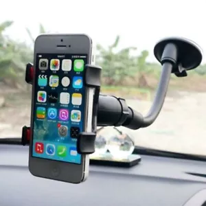 360° Car Windshield Mount Cradle Holder Stand For Mobile Cell Phone GPS iPhone X - Picture 1 of 8