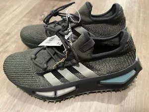 Adidas Mens Nmd S1 Low Top Sneaker Green Striped Lifestyle Shoes 6.5 - Picture 1 of 7