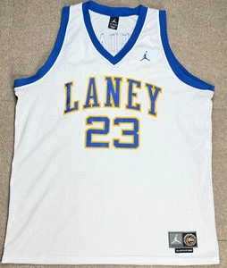 Air Jordan Vtg TAG #23 Michael Jordan 1980 Laney Basketball Jersey Size 3XL - Picture 1 of 9