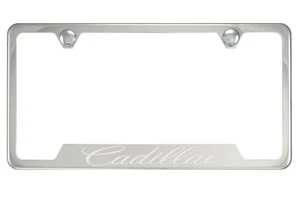 Chrome License Plate Frame For Cadillac - Picture 1 of 1