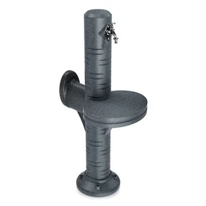 Wassersäule Garten Wasser Zapfstelle anthrazit Savona mit 3/4" Auslaufhahn - Bild 1 von 1