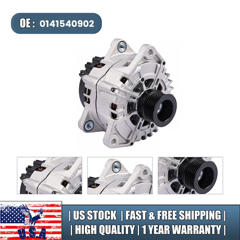 Alternator for Mercedes-Benz E550 CL550 GL450 GL550 S550 V8 4.7L 5.5L 180A 12V - Image 1 of 4