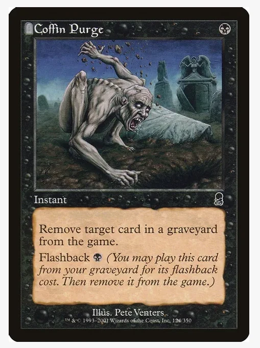 Coffin Purge Magic the Gathering  (x4) PLAYSET MtG Odyssey - Image 1 of 1