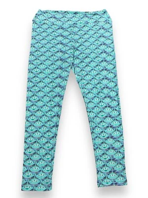Leggings elásticos Lularoe Disney Pixar Toy Story Aliens Marcianos Pastel Aqua TC Foto 1 de 4
