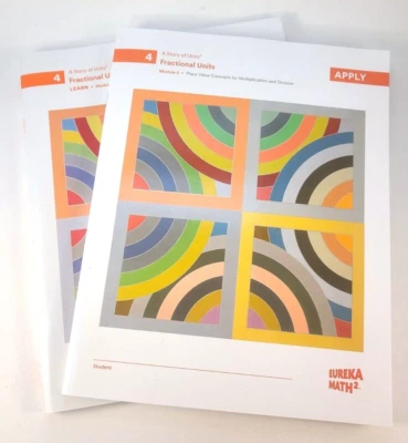 Eureka Math 2 Squared Fractional Units Grade 4 Module 2 Learn Apply - Image 1 of 4