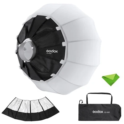 GODOX CS-50D with SS-50 Skirt Lantern Softbox 50cm/20inch Omni-Directional Light - Image 1 of 4