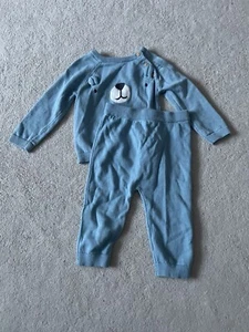 New Aqua Blue Baby Outfit - Unisex - 6-9 months - New without tags - Picture 1 of 6
