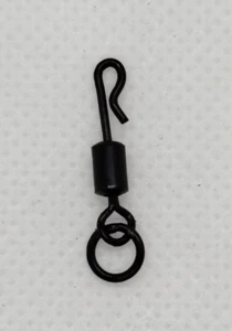 Anello Cambio Rapido Girevole x100 Misura 8 Bulk Rig Carp Fishing Terminale Attacco - Foto 1 di 1