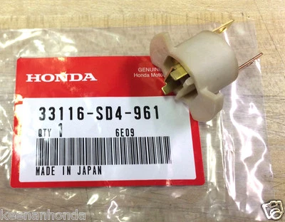 正品 原始设备制造商 本田 CR-V Prelude RL TSX 卤素 H1 车头灯灯泡支架 插座 — 第 1/3 张图片