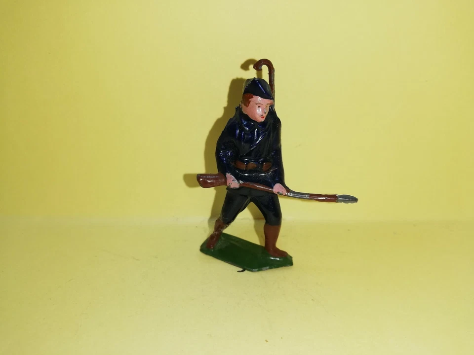 J.F (jouet fondu) plomb militaire chasseur alpin - Photo 1/1