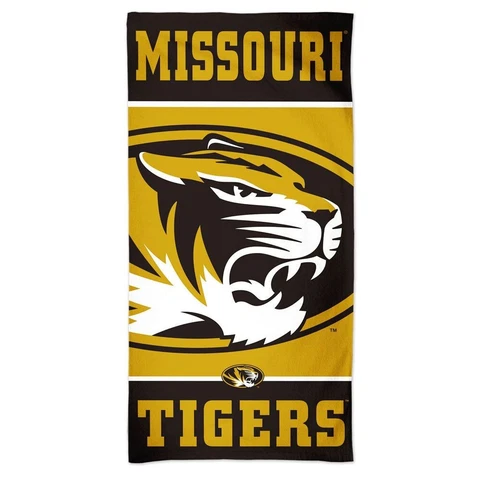 MISSOURI TIGERS 30"X60" SPECTRA BEACH TOWEL NEW WINCRAFT 👀 Cover