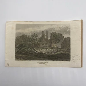 Antique 1807 Wigmore Castle Herefordshire Engraving Print - Picture 1 of 4