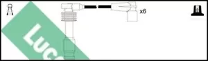 VAUXHALL CALIBRA 2.5 i V6 & VECTRA 2.5 V6 IGNITION LEAD SET LUCAS LUC 4239 - Picture 1 of 2