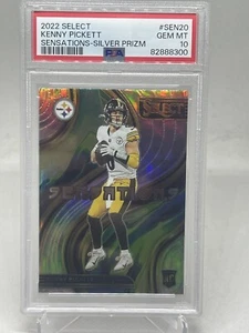 Kenny Pickett 2022 Panini Select Sensations Silver PSA 10 Gem Mint Steelers - Picture 1 of 2