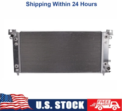 Aluminum Radiator for Cadillac Chevrolet GMC Escalade Sierra 1500 2014-2017 3ROW Foto 1 de 4