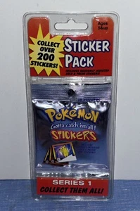 Pokemon Artbox Stickers Series 1 Sealed Factory Blister 1999 - Picture 1 of 3