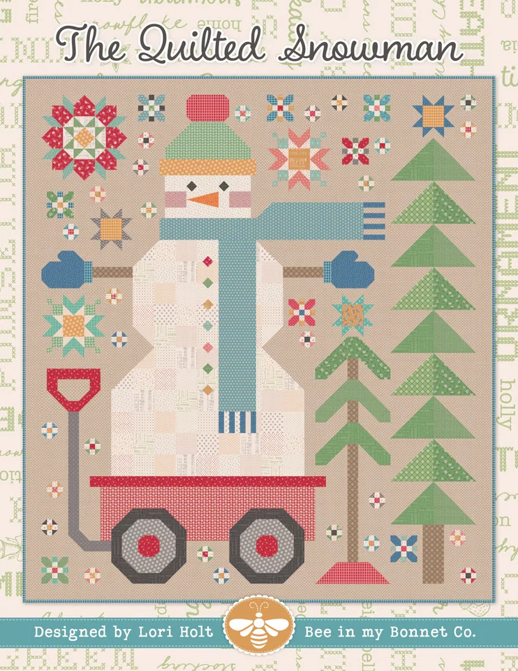 It's Sew Emma The Quilted Snowman Quilt Pattern By Lori Holt P051-ISE-285