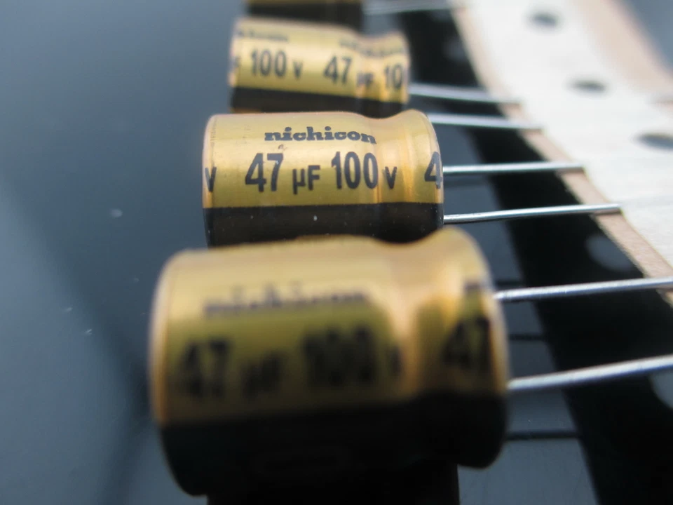 JAPAN 10PCS Nichicon  FW 47uf 100v 47mfd Audio Capacitor - image 1 of 1