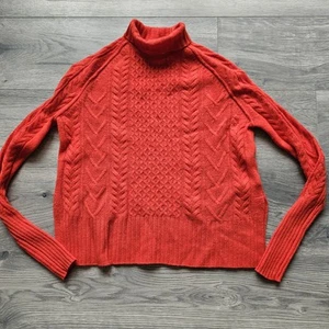 Whistles Women's Roll Neck Jumper 100% Merino Wool Size XS Red Great Condition - Picture 1 of 7