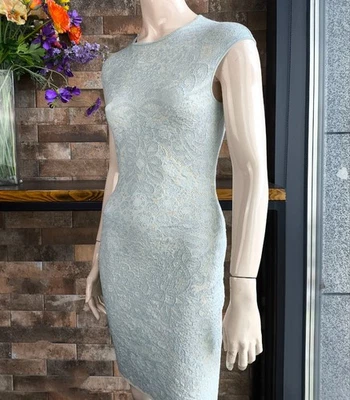 Alexander McQueen Made in Italy 2014 Stretch Lace Mini Dress Size S - Image 1 of 4