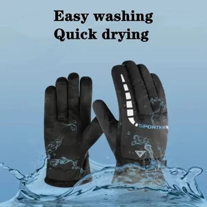Waterproof Warm Gloves Ultralight Motorcycle Gloves Ski Gloves  Men Women - Picture 1 of 10