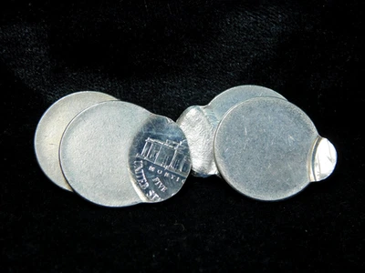 Lot of 4x Jefferson Nickel Off Center Mint Error Lot - Image 1 of 4