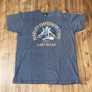 Camiseta Harley Davidson Café De Colección Para Hombre Grande Gris Motociclista Las Vegas - Imagen 1 de 5
