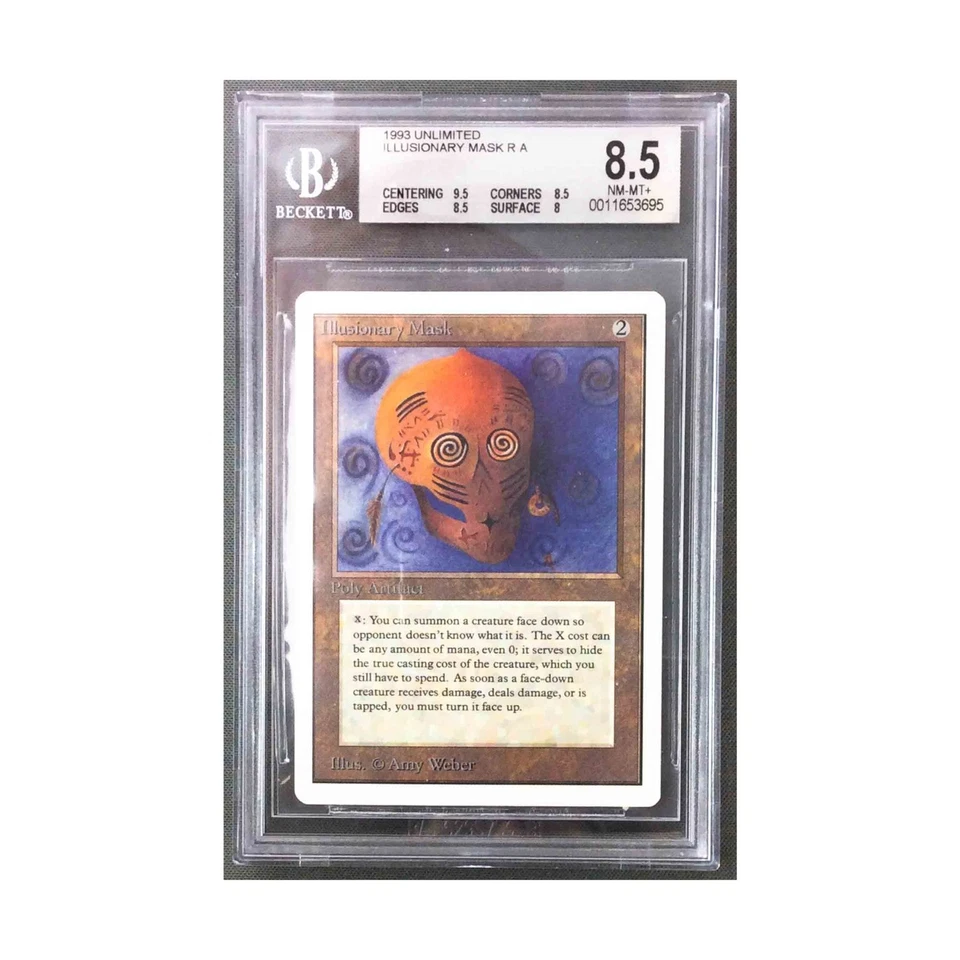 WOTC Magic Graded Card Illusionary Mask - Unlimited - BGS 8.5 NM - Image 1 of 2
