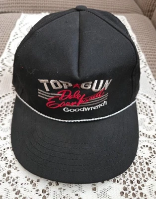 Boné vintage 1989 Dale Earnhardt Top Gun Goodwrench Snapback NASCAR - Imagem 1 de 4