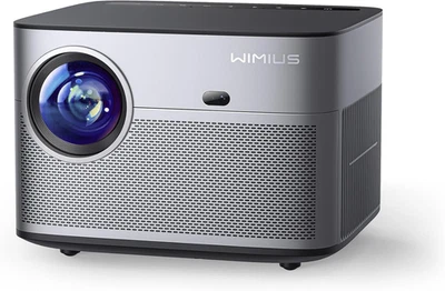 【Auto Focus/Keystone】 Proiettore Wifi Bluetooth 1080P Full HD 600 Ansi, Proietto - Immagine 1 di 4