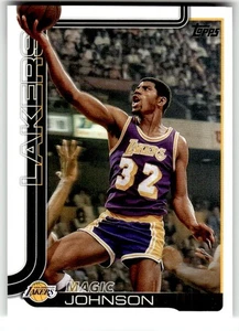 Baloncesto insignia Topps 2025 - Magic Johnson #255 Los Angeles Lakers - Imagen 1 de 2