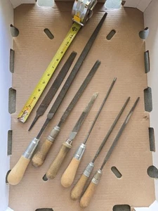 LIME MANICI IN LEGNO - VINTAGE - LOTTO DI 7   - Foto 1 di 8