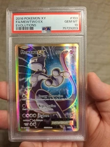 Mewtwo EX - 103/108 - Pokemon Evolutions XY Full Art Ultra Rare Karte NM - Bild 1 von 2