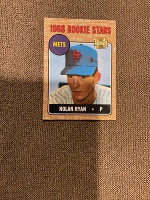 2001 Topps  Baseball  Archives Nolan Ryan #177 1968 Reprint New York Mets - Image 1 of 2