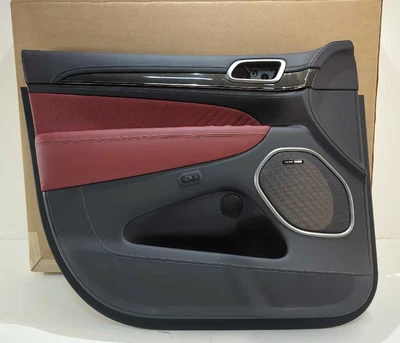 Новый OEM Jeep Grand Cherokee SRT Trackhawk двери отделки панели 2014-2021 красный черный LH - Изображение 1 из 4