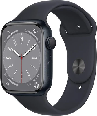 Apple Watch Series 8 Aluminum 45mm A2774 (GPS + Cellular) Midnight (Very Good) - Image 1 of 3