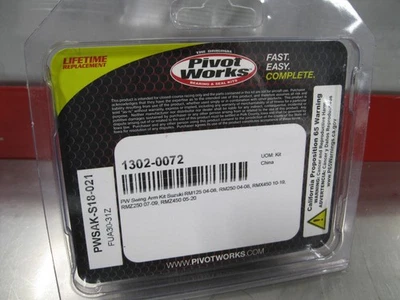 NEW Pivot Works Swingarm Bearing Kit 04-08 RM125 RM250 07-09 RMZ250 05-20 RMZ450 - Image 1 of 3
